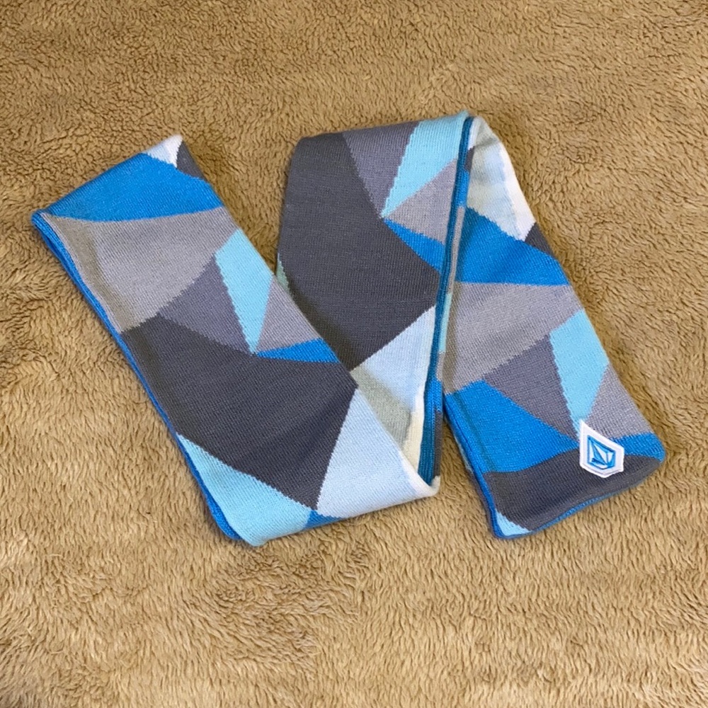 🔥VOLCOM Winter Scarf Blue/Grey